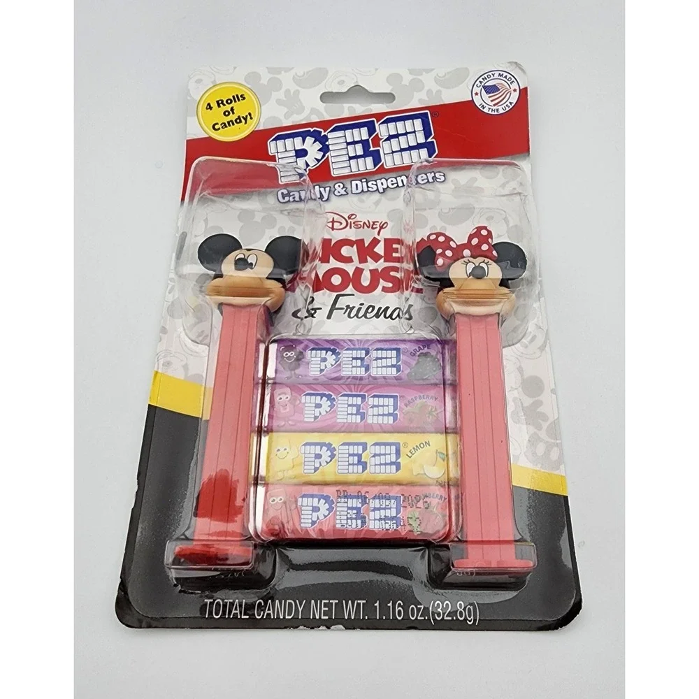 Mickey Mouse and Friends Pez Dispenser Duo‎ Minnie Mouse Disney